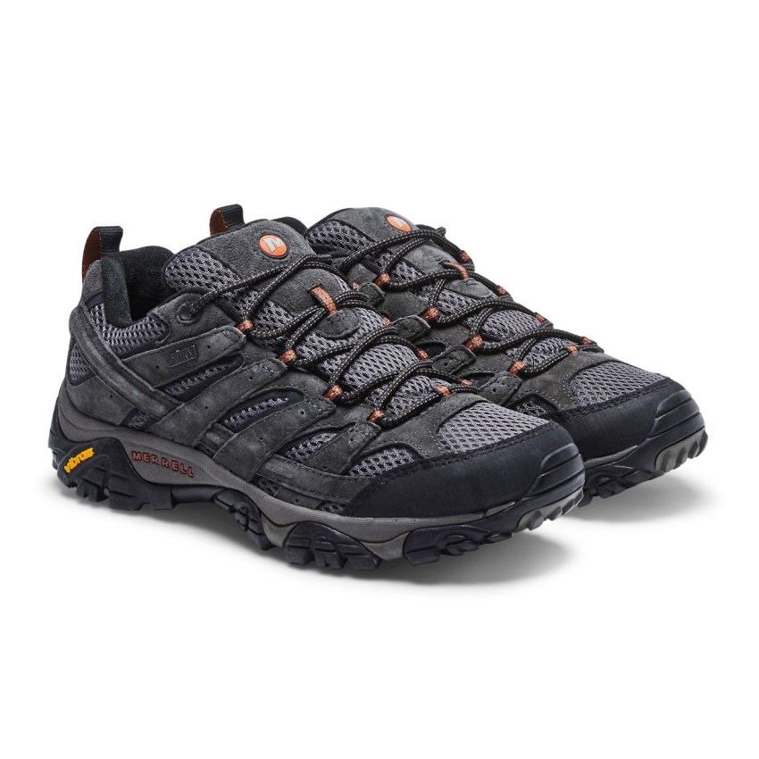 Chaussures Randonnée Merrell Moab 2 Waterproof Grise Foncé Homme | K.L.PTRR